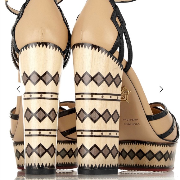 CHARLOTTE OLYMPIA Ay Caramba! Leather Pumps - Picture 3 of 8